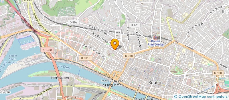 localisation de l'entreprise ASS ELUS FN HAUTE NORMANDIE à ROUEN