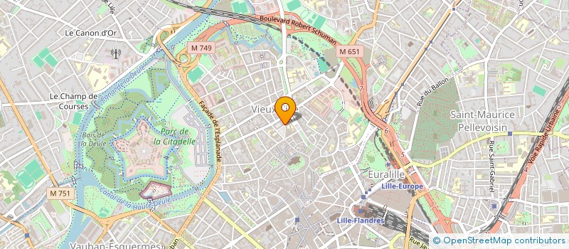 localisation de l'entreprise ASS ELUS RADICAUX ET REPUBLICAINS NORD à LILLE