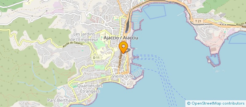 localisation de l'entreprise ASS EMAFC à AJACCIO