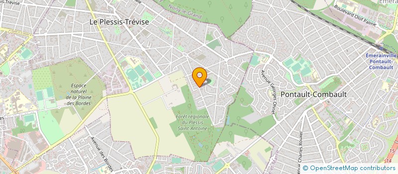 localisation de l'entreprise ASS EMMAUS COMMUNAUTE DU PLESSIS TREVISE à LE PLESSIS-TREVISE