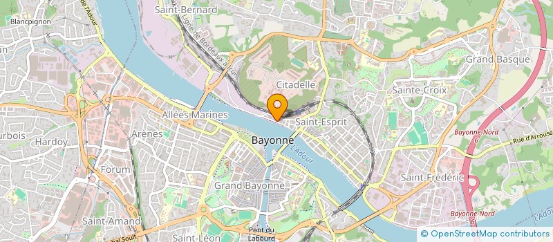 localisation de l'entreprise ASS EMMAUS RENOV à BAYONNE