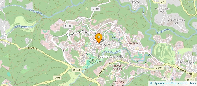 localisation de l'entreprise ASS EMPLOIS FAMILIAUX ANTIPOLIS à VALBONNE
