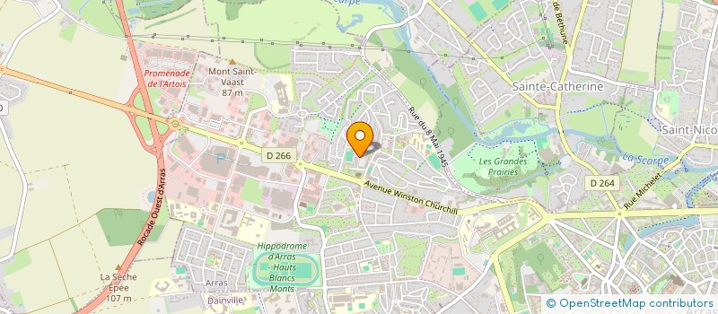 localisation de l'entreprise ASS EMPLOIS FAMILIAUX D ARRAS à ARRAS