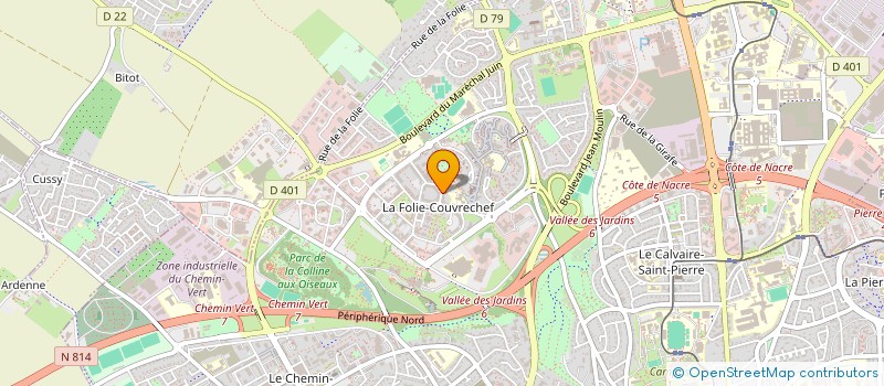 localisation de l'entreprise ASS EMPREINTES ET CIVILISATIONS à CAEN