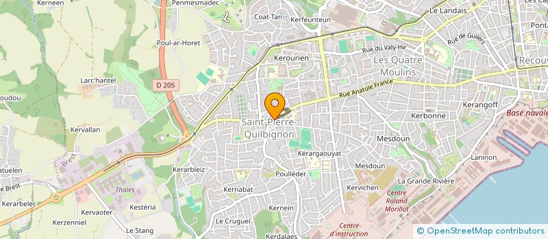 localisation de l'entreprise ASS EN SCENE à BREST