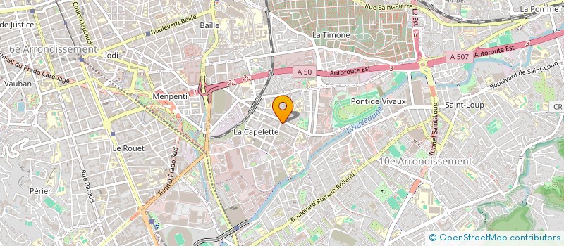 localisation de l'entreprise ASS EN TANT QU'ARTISTE  MARSEILLE