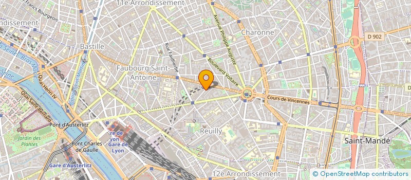 localisation de l'entreprise ASS ENAIP à PARIS