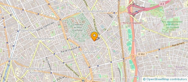 localisation de l'entreprise ASS  ENCOURAGEMENT DIFFUSION ARTISTIQUE  PARIS