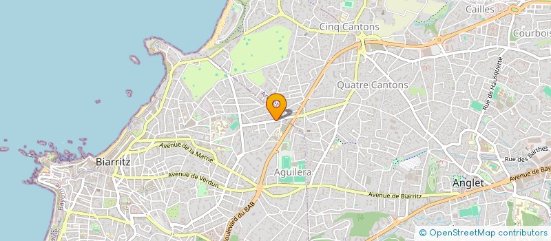 localisation de l'entreprise ASS ENCUENTRO  BIARRITZ