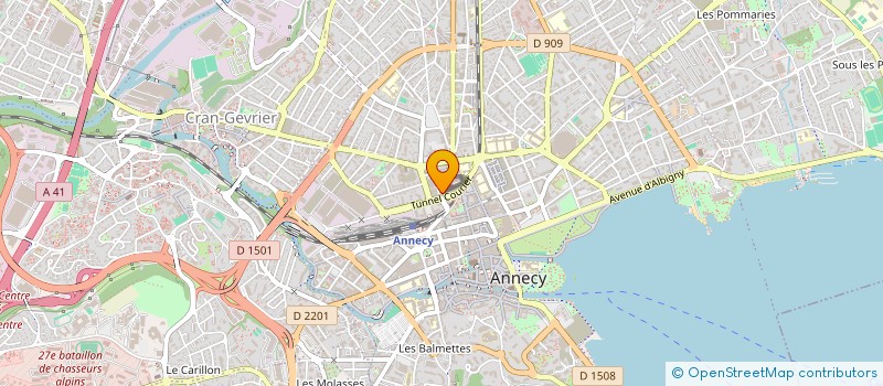 localisation de l'entreprise ASS ENERGIE SPORTS PLONGEE à ANNECY