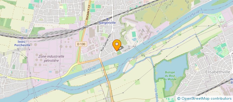 localisation de l'entreprise ASS  ENFANCE ET PARTAGE à GARGENVILLE