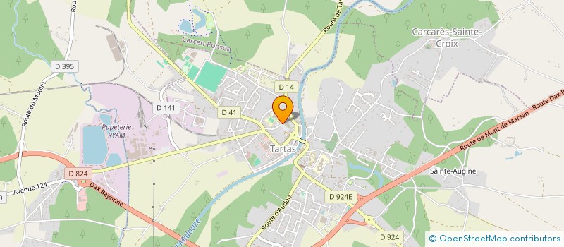 localisation de l'entreprise ASS ENFANCE JEUNESSE INITIATIVES LOISIRS à TARTAS