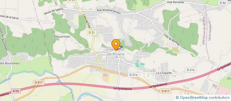 localisation de l'entreprise ASS ENFANTINE LANDORTAISE GYM VOLONTAI à LANDORTHE