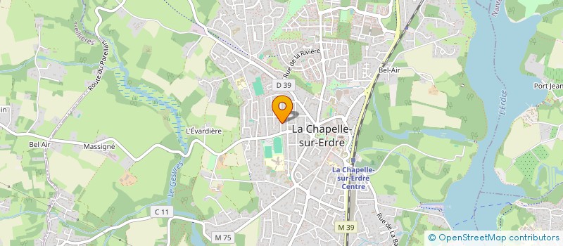 localisation de l'entreprise ASS ENFANTS DU RWANDA  LA CHAPELLE-SUR-ERDRE