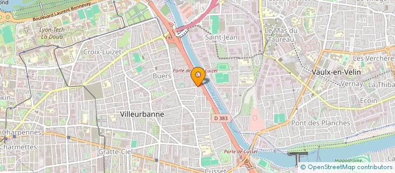 localisation de l'entreprise ASS ENS FORMAT TRAVAILLEURS ET FAMILLES à VILLEURBANNE