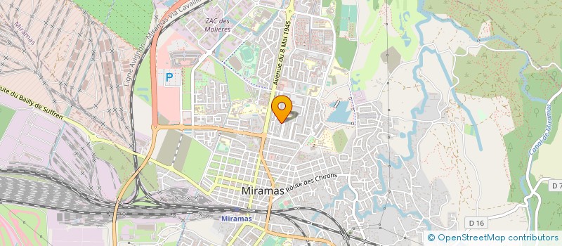 localisation de l'entreprise ASS ENS REMOTIV SCOL INTER AVIATION LEGERE à MIRAMAS