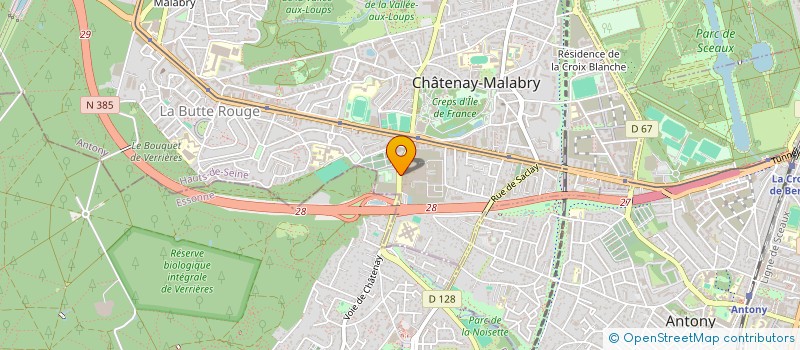 localisation de l'entreprise ASS ENSEIG à CHATENAY-MALABRY