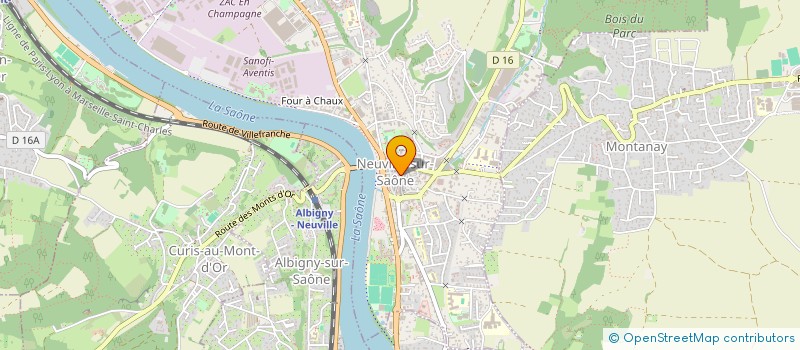 localisation de l'entreprise ASS ENSEIG RELIG CATHOLIQUE VAL DE SAONE à NEUVILLE SUR SAONE