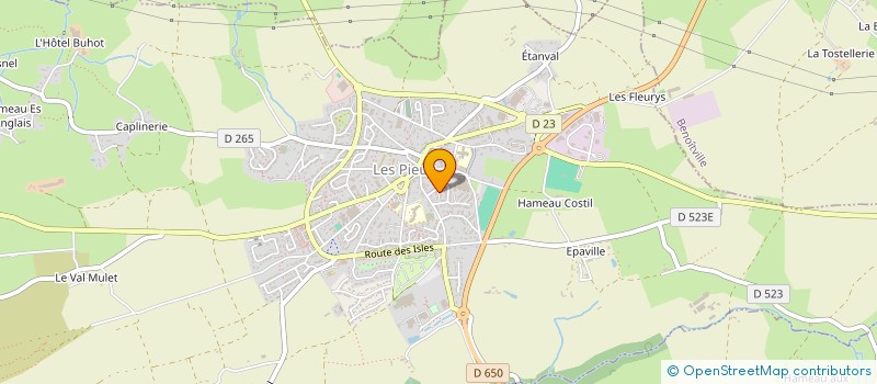 localisation de l'entreprise ASS ENSEIGN AGRICOLE ET MENAGER RURAL à LES PIEUX