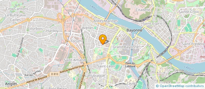 localisation de l'entreprise ASS. ENSEIGNEMENT ENFANTS MALADES à BAYONNE