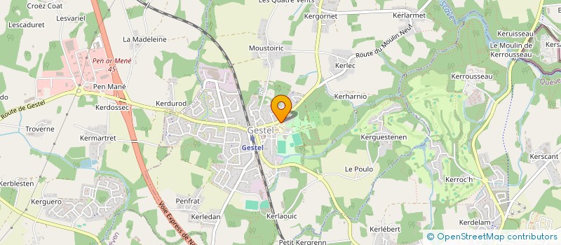 localisation de l'entreprise ASS ENSEIGNEMENT LIBRE EDUCATION POPULA à GESTEL