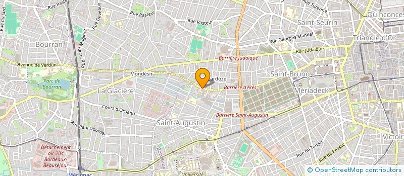 localisation de l'entreprise ASS ENSEIGNEMENT RECHERCHE INFORMATION EN CARDIOLOGIE INTERVENTIONNELLE à BORDEAUX