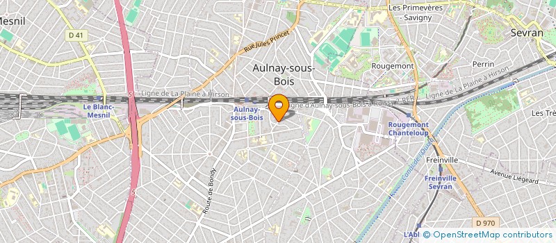 localisation de l'entreprise ASS ENSEIGNEMENT SAUVETAGE SECOURISME à AULNAY-SOUS-BOIS