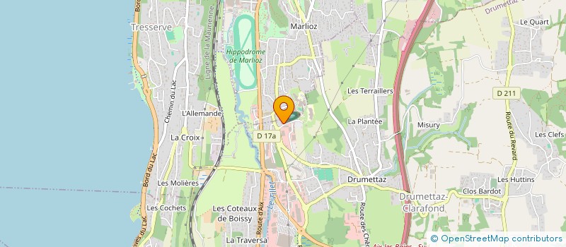 localisation de l'entreprise ASS ENSEIGNEMENT TECHNIQUE IMMO SAVOISIE  DRUMETTAZ-CLARAFOND