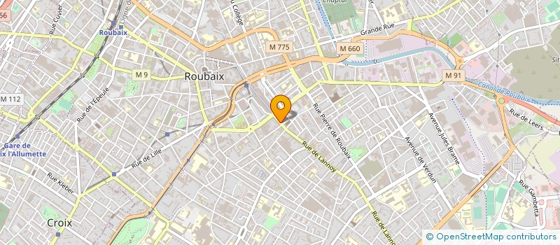 localisation de l'entreprise ASS ENSEMBLE AUTREMENT à ROUBAIX