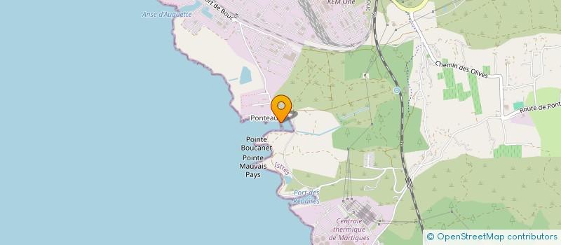 localisation de l'entreprise ASS ENSEMBLE DE CUIVRES PERSEMAR  MARTIGUES