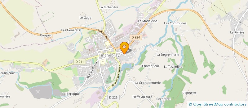 localisation de l'entreprise ASS ENSEMBLE ET EN FORME à TINCHEBRAY-BOCAGE