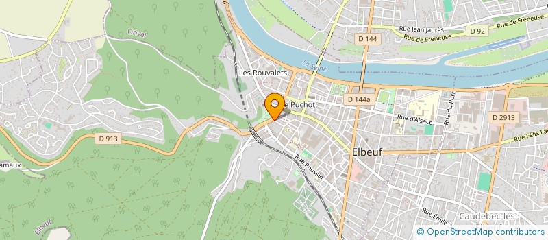 localisation de l'entreprise ASS ENSEMBLE VERS INSERTION & L EMPLOI  ELBEUF