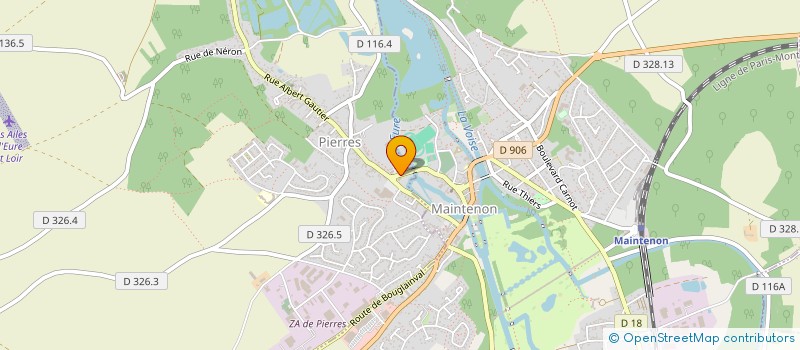 localisation de l'entreprise ASS ENTENTE SPORTIVE-JUDO à PIERRES