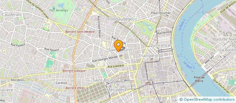 localisation de l'entreprise ASS ENTR'AIDE AQUITAINE GEORGIE  BORDEAUX