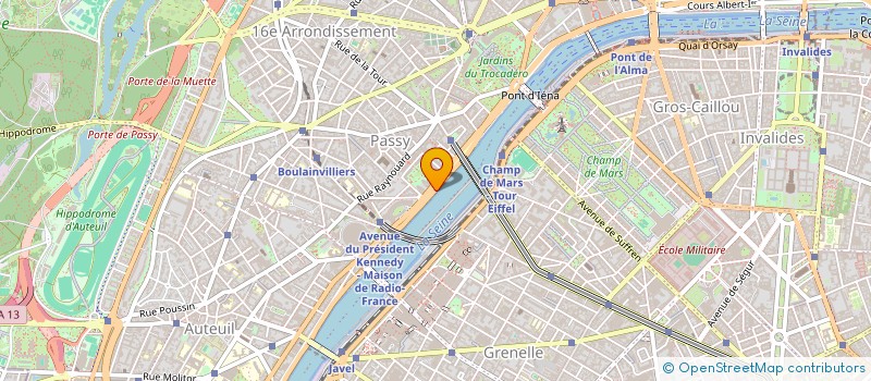 localisation de l'entreprise ASS  ENTR'AIDE GERSON  PARIS