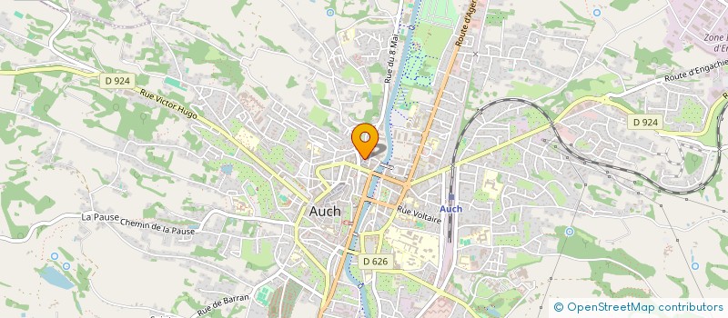 localisation de l'entreprise ASS ENTR ANC PUPIL ETAT ENFAN RUPTU FAMI à AUCH