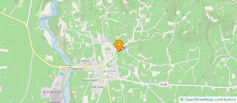 localisation de l'entreprise ASS ENTR ECOLE PUB ST ROMAN MALEGARDE  SAINTE-CECILE-LES-VIGNES