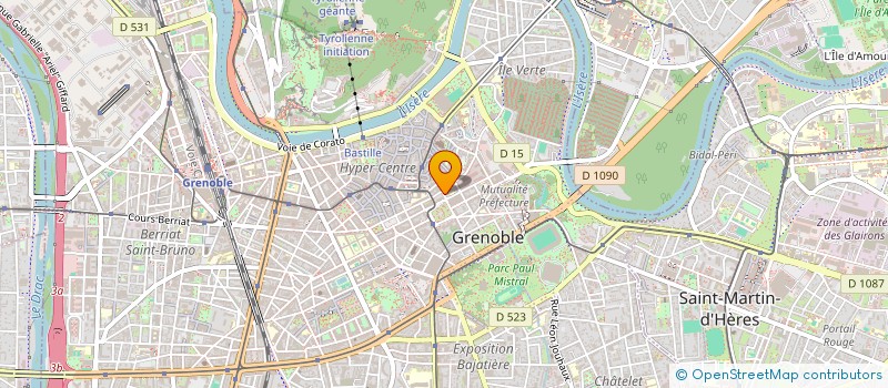 localisation de l'entreprise ASS ENTRAID SOLIDARIT COMMUNAUT GRENOBLE  GRENOBLE