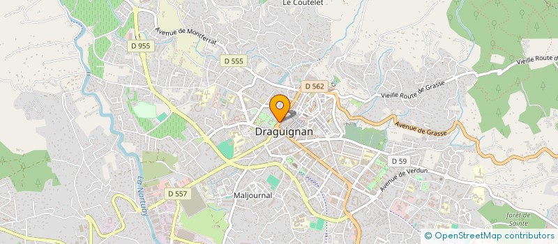 localisation de l'entreprise ASS ENTRAIDE ANCIENS CONSEIL.GENER.VAR  DRAGUIGNAN
