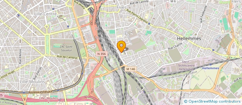 localisation de l'entreprise ASS ENTRAIDE DE FIVES ST LOUIS à LILLE