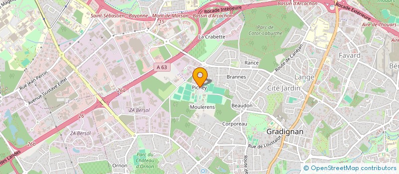 localisation de l'entreprise ASS ENTRAIDE FAMILIALE AQUITAINE  GRADIGNAN