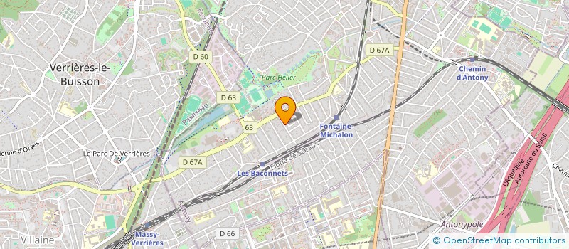 localisation de l'entreprise ASS  ENTRAIDE FONTAINE MICHALON à ANTONY