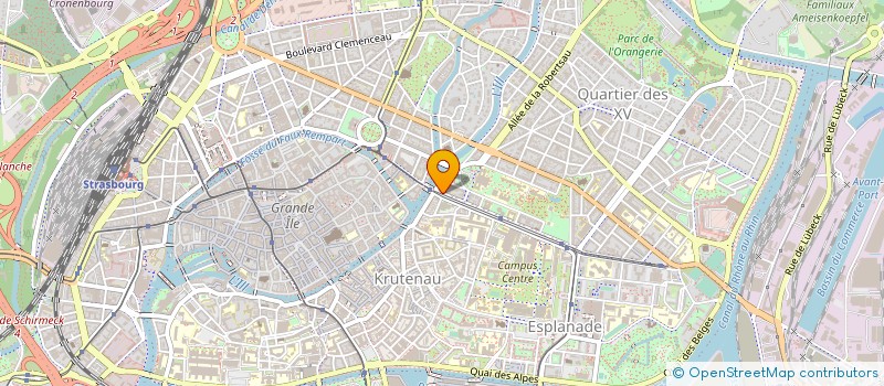 localisation de l'entreprise ASS ENTRAIDE GESTION ASSOCIAT ETUDIANT à STRASBOURG