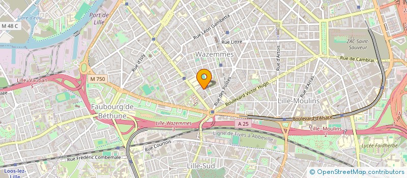 localisation de l'entreprise ASS ENTRAIDE ISLAMIQUE MOSQUEE ASSOUNNA à LILLE