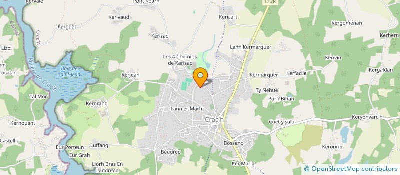 localisation de l'entreprise ASS ENTRAIDE LOISIRS RETRAITES CRACH  CRACH