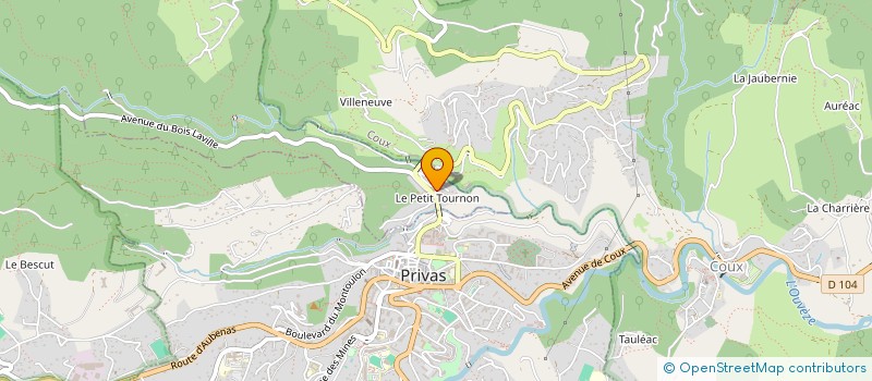 localisation de l'entreprise ASS ENTRAIDE PERSONNEL DES PTT ARDECHE à PRIVAS