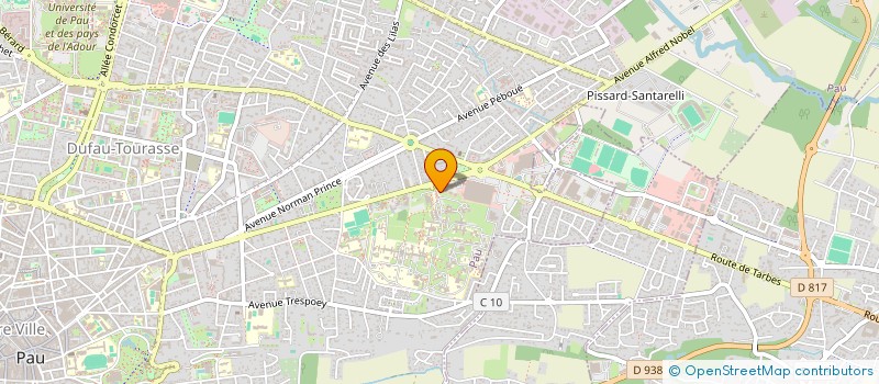localisation de l'entreprise ASS ENTRAIDE PSYCHO SOCIALE CHS DE PAU à PAU
