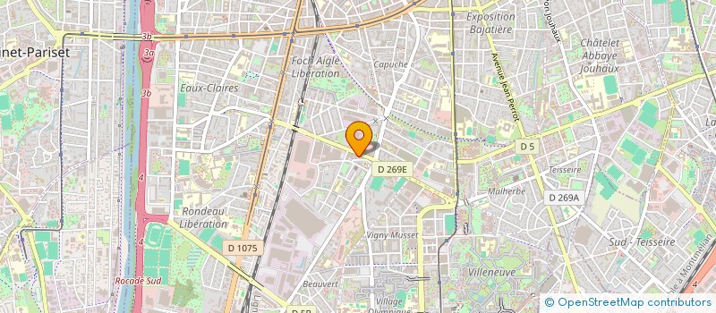 localisation de l'entreprise ASS ENTRE AIDE SADISSA à GRENOBLE
