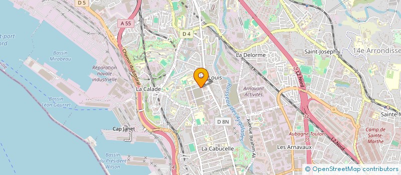 localisation de l'entreprise ASS ENTRE NOU VERS INSERT ECONO MARSEILL à MARSEILLE