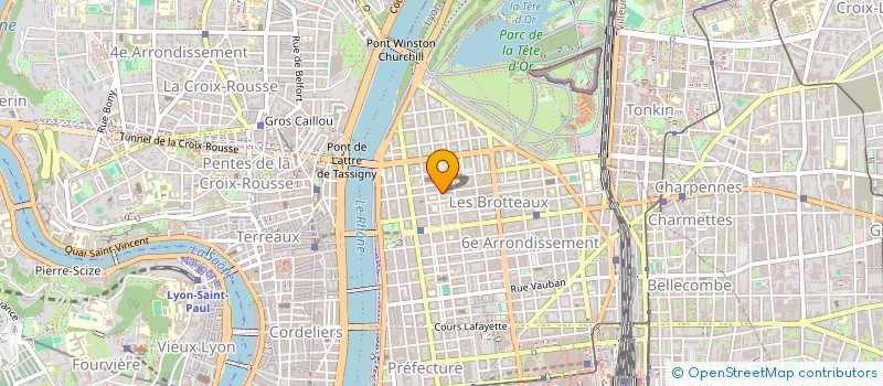 localisation de l'entreprise ASS ENTREPRENDRE SERVIR BONTE  LYON